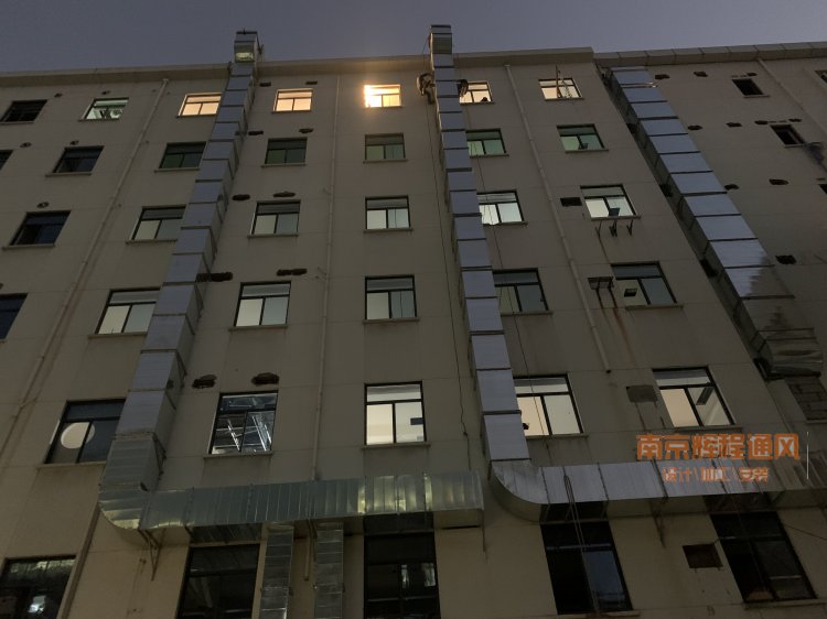 酒店賓館通風施工現場